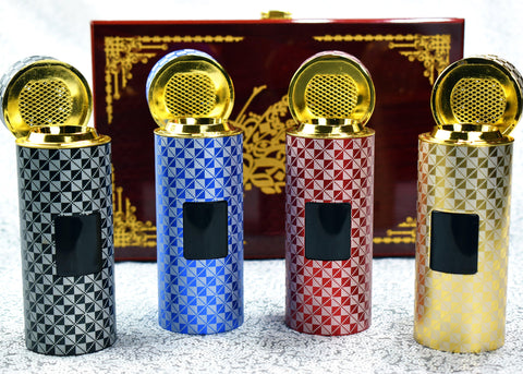 Portable USB Incense Burner Kit- Blue - Intense oud