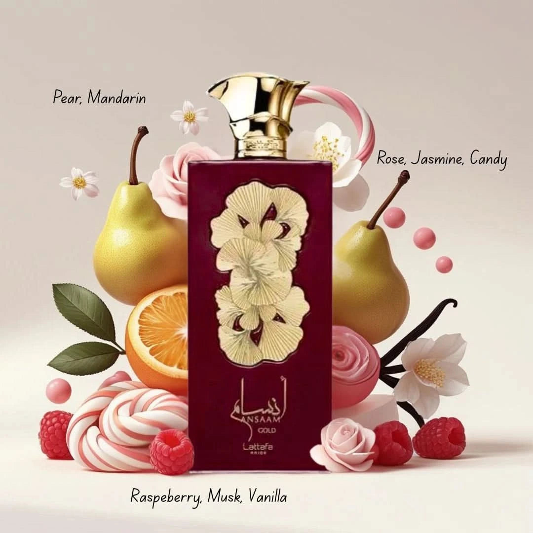 Ansaam Gold EDP -Eau De Parfum 100 ML (3.4 Oz) I By Lattafa Pride Ansaam Gold EDP -Eau De Parfum 100 ML (3.4 Oz) I By Lattafa Pride