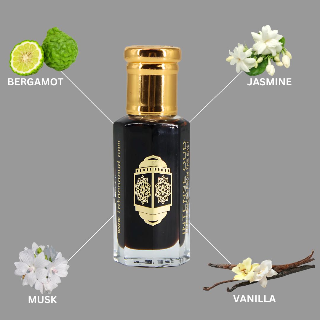 Aphrodisiac Perfume Oil 12ML (0.40 OZ) With Black Gift Box By Intense Oud | Long Lasting, Exotic, Floral, Sweet Scent. - Intense Oud