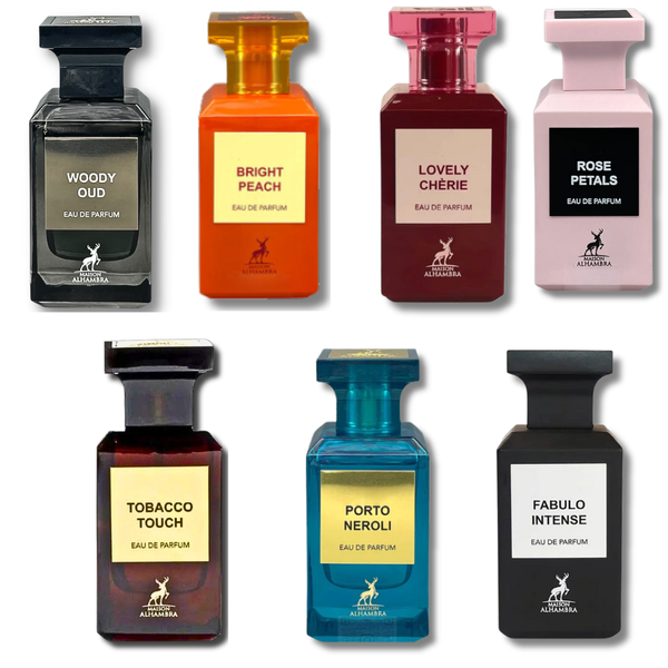 7-Piece Perfume Collection – Eau de Parfum Sprays 80ml (2.7 oz) by Mai