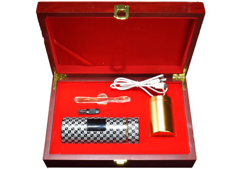 Portable USB Incense Burner Kit- Black - Intense oud