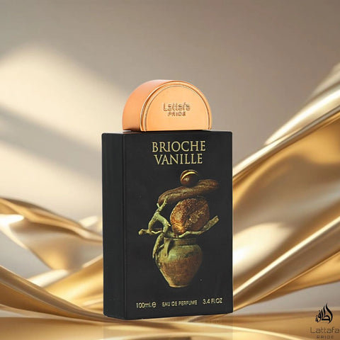 Brioche Vanille Eau de Parfum Spray 100ml (3.4 oz) by Lattafa Pride | Gourmand Warmth With A Floral-Wooded Twist - Intense Oud