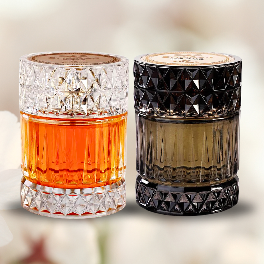 Zimaya Sharaf Blend & The Club EDP parfum spray 100ml with elegant bottles in a value pack, showcasing signature long-lasting scents.