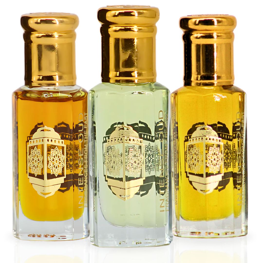 Chant 5, Lady Mile, Fawaken For Women Perfume Oils 12ML (0.40 OZ) With Black Gift Box By Intense Oud. (VALUE PACK) - Intense Oud