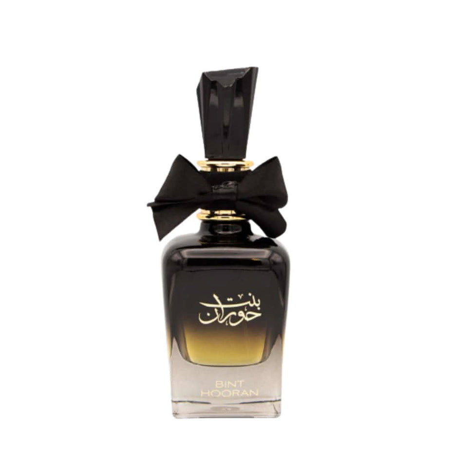 Ard Al Zaafaran Bint Hooran EDP for women, 100mL perfume bottle with elegant floral and oriental design.