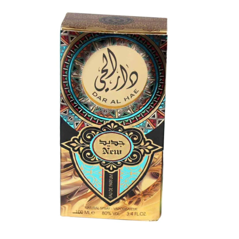 Dar Al Hae Eau De Parfum for Women by Ard Al Zaafaran, 100mL bottle, elegant perfume bottle with floral accents.