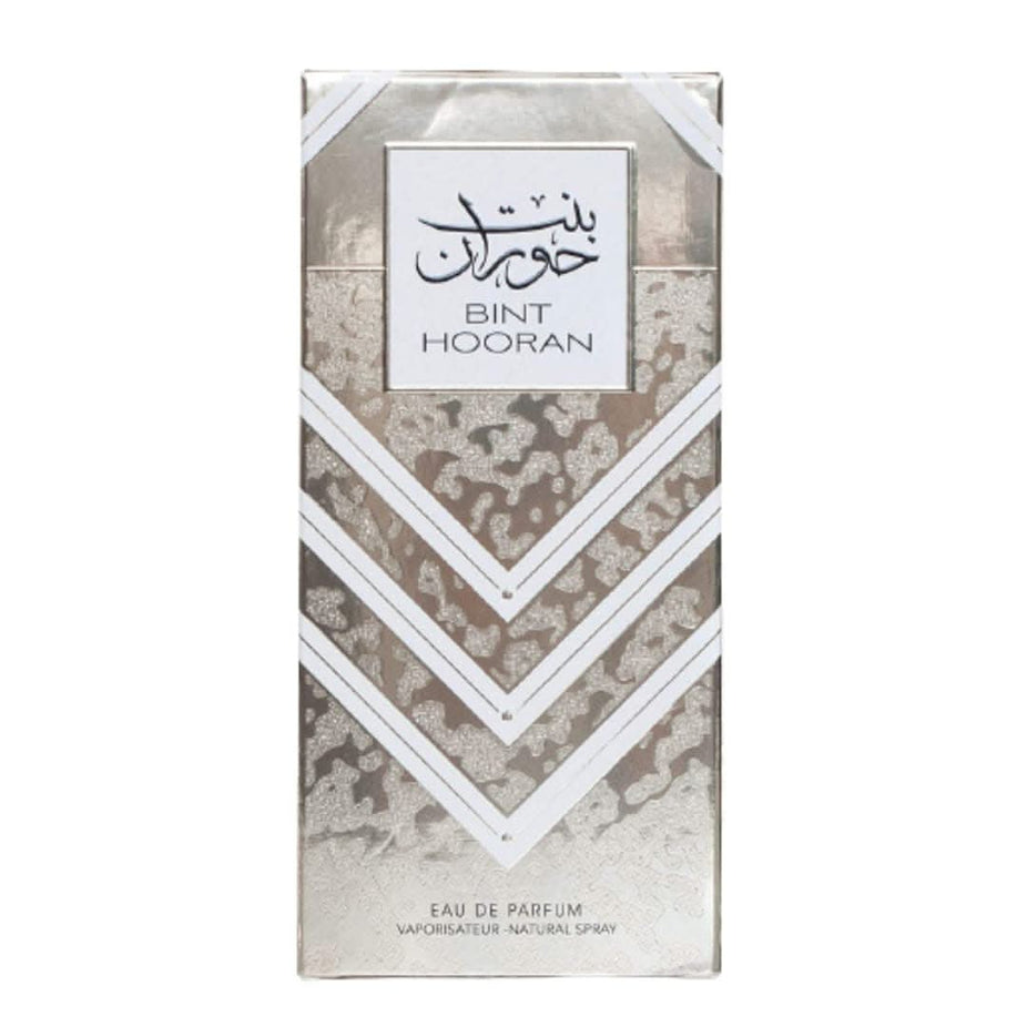 Ard Al Zaafaran Bint Hooran EDP for Women, 100mL bottle, elegant perfume with floral and woody notes.