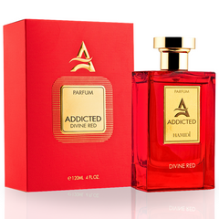 HAMIDI ADDICTED DIVINE RED EDP Spray 120ML (4 OZ) By Hamidi | Elevate Your Senses With This Exquisite Fragrance. - Intense Oud