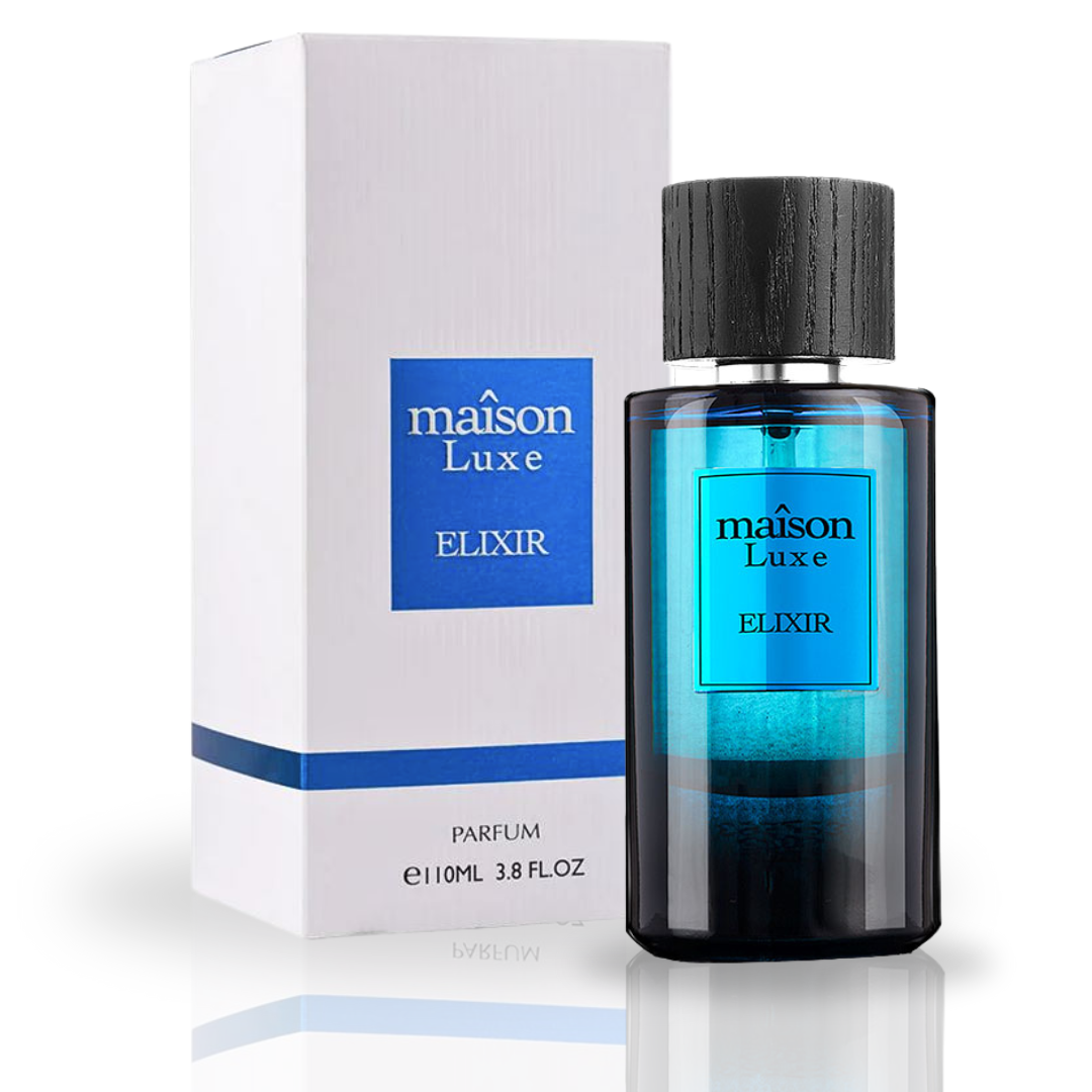 MAISON LUXE ELIXIR EDP Spray 110ML (3.8 OZ) By Hamidi | Experience The Charm Of This Exquisite Fragrance. - Intense Oud
