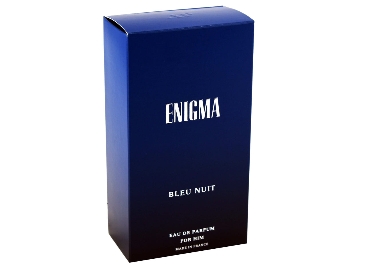 Art & Parfum Enigma Bleu Nuit Eau de Parfum for Men, 100 ML, bottle with deep blue and silver accents.