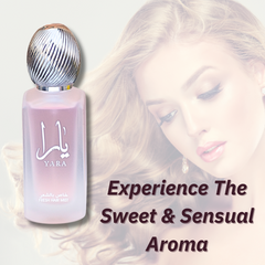 YARA Fresh Hair Mist 50ML (1.7 OZ) by Lattafa, Experience the Sweet & Sensual Aroma. - Intense Oud