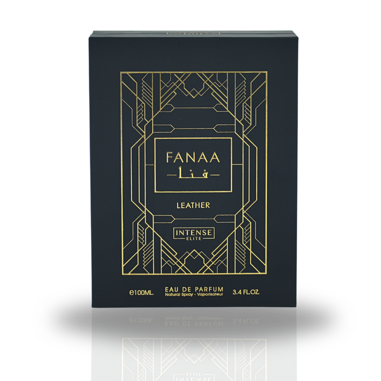FANAA Leather for Men EDP - Eau De Parfum 100 ML (3.4 Oz) I By Intense Elite - Intense Oud