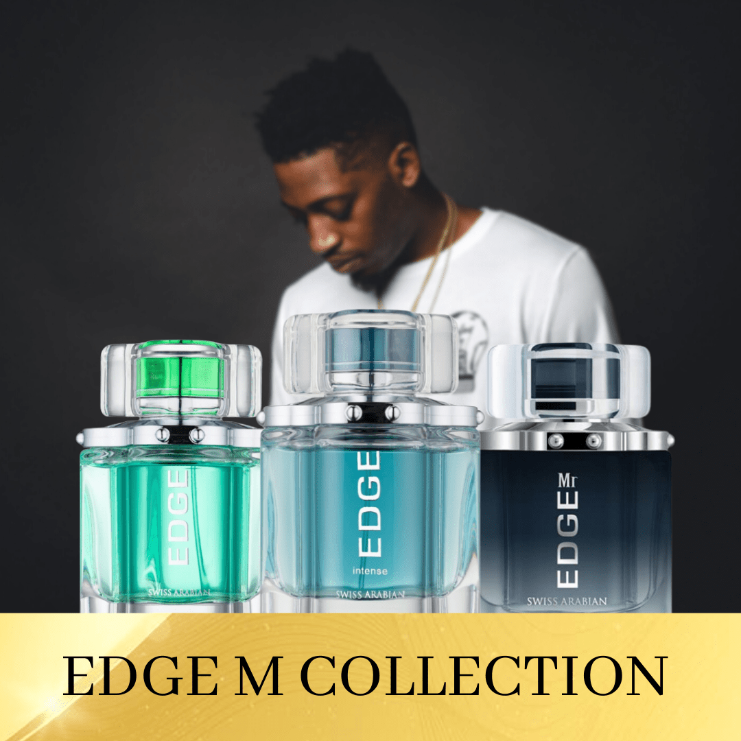 Edge 3 Piece EDP Men Collection 3.4 oz-Edge, Mr.Edge, Edge Intense - Intense oud