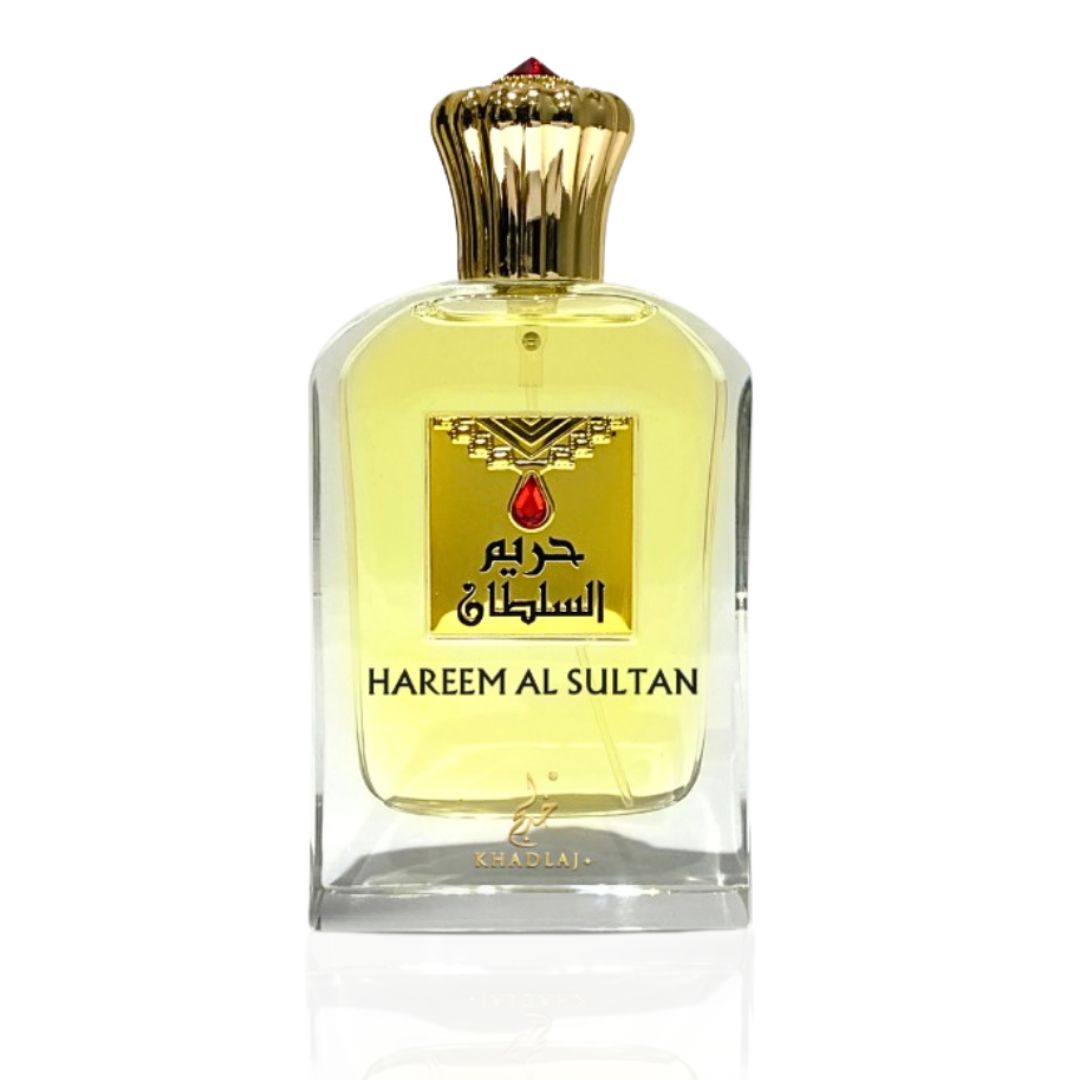 Hareem Al Sultan Gold EDP - 75ML (2.5 OZ) BY KHADLAJ. (WITH VELVET POUCH) - Intense Oud