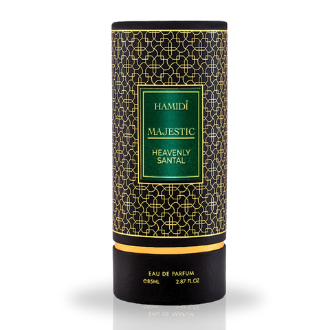 Hamidi Heavenly Santal EDP spray 85ml bottle with floral scent and serene, blissful aroma.