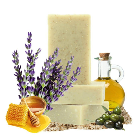 Honey Oatmeal Handmade 58% Olive Oil Base Natural Soap - 4 oz. by Intense Oud - Intense oud