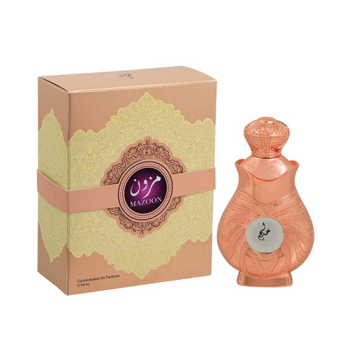 Mazoon Rose Perfume Oil - 18 mL (0.61 oz) by Khadlaj - Intense oud