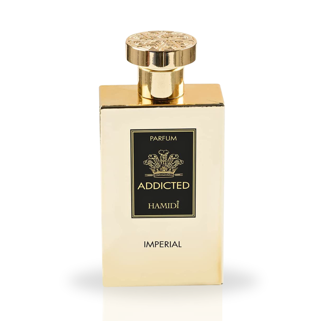 HAMIDI ADDICTED IMPERIAL EDP Spray 120ML (4 OZ) By Hamidi | A Refreshing Fragrance With The Essence Of Ocean Breeze. - Intense Oud