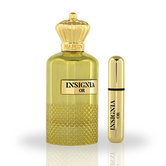 INSIGNIA OR EDP Spray 105ML (3.5 OZ) By Hamidi | Indulge In The Radiance Of Gold With This Luxurious Fragrance. - Intense Oud