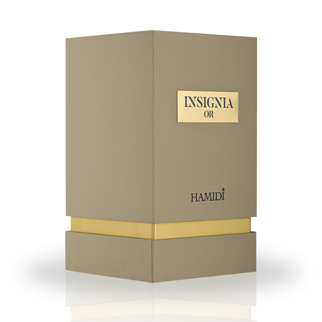 INSIGNIA OR EDP Spray 105ML (3.5 OZ) By Hamidi | Indulge In The Radiance Of Gold With This Luxurious Fragrance. - Intense Oud