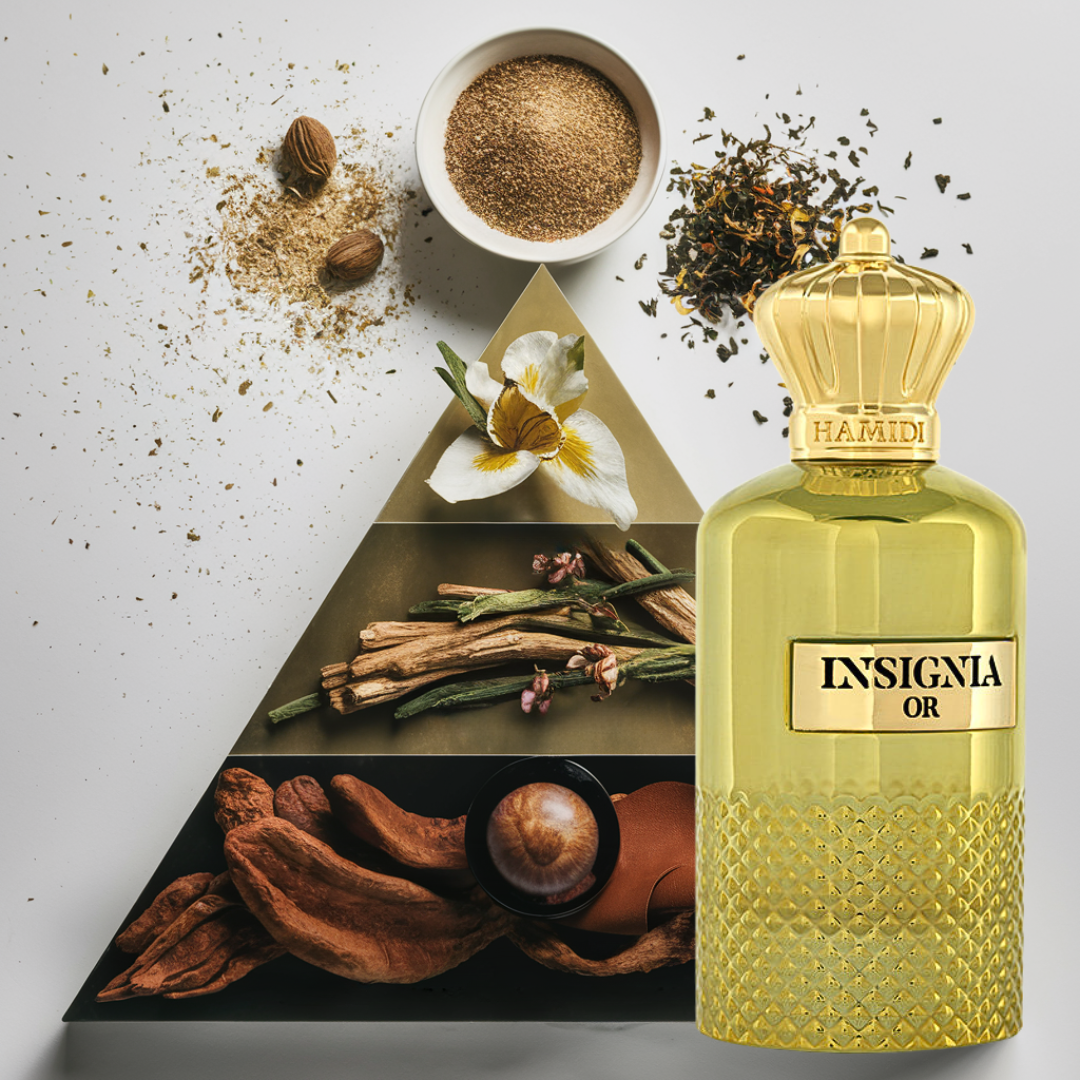 INSIGNIA OR EDP Spray 105ML (3.5 OZ) By Hamidi | Indulge In The Radiance Of Gold With This Luxurious Fragrance. - Intense Oud