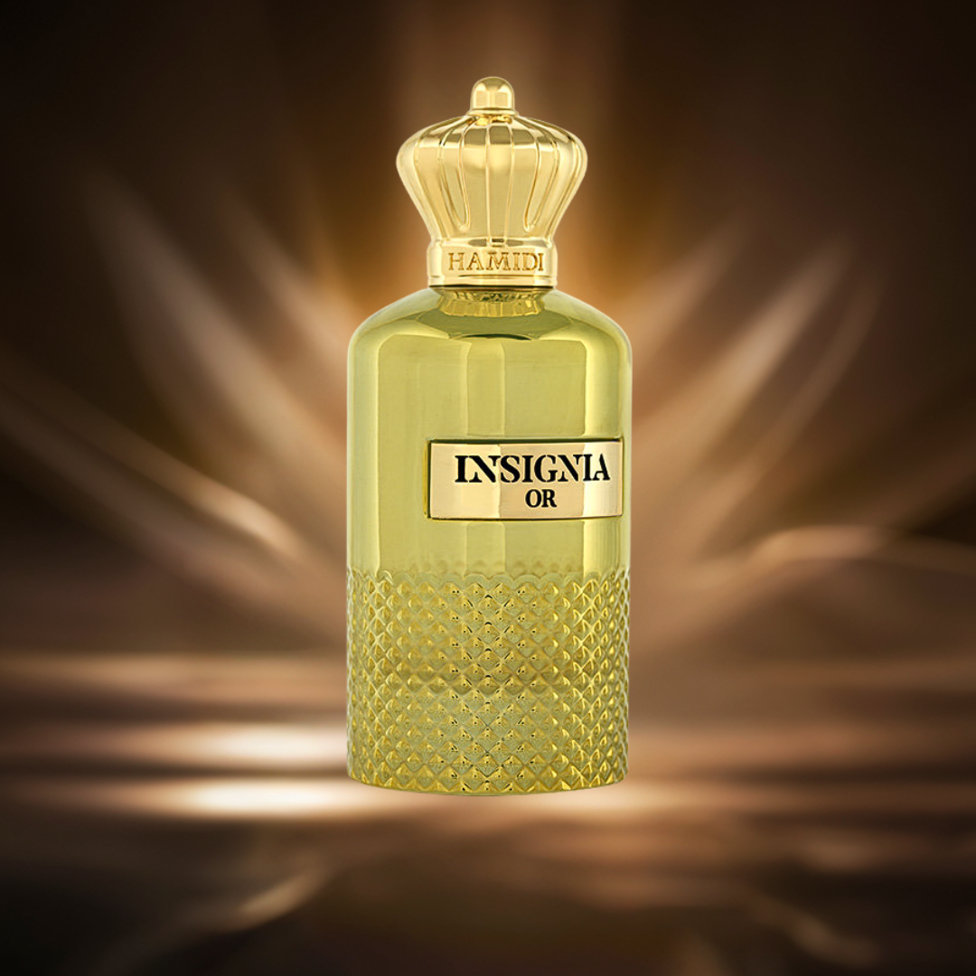 INSIGNIA OR EDP Spray 105ML (3.5 OZ) By Hamidi | Indulge In The Radiance Of Gold With This Luxurious Fragrance. - Intense Oud