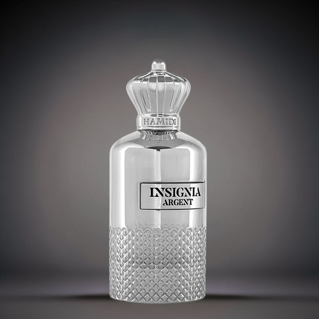 INSIGNIA ARGENT EDP Spray 105ML (3.5 OZ) By Hamidi | Illuminate Your Senses With This Exquisite Fragrance. - Intense Oud