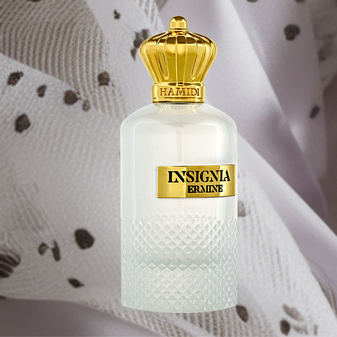 INSIGNIA ERMINE EDP Spray 105ML (3.5 OZ) By Hamidi | Unique And Sophisticated Unisex Fragrance. - Intense Oud