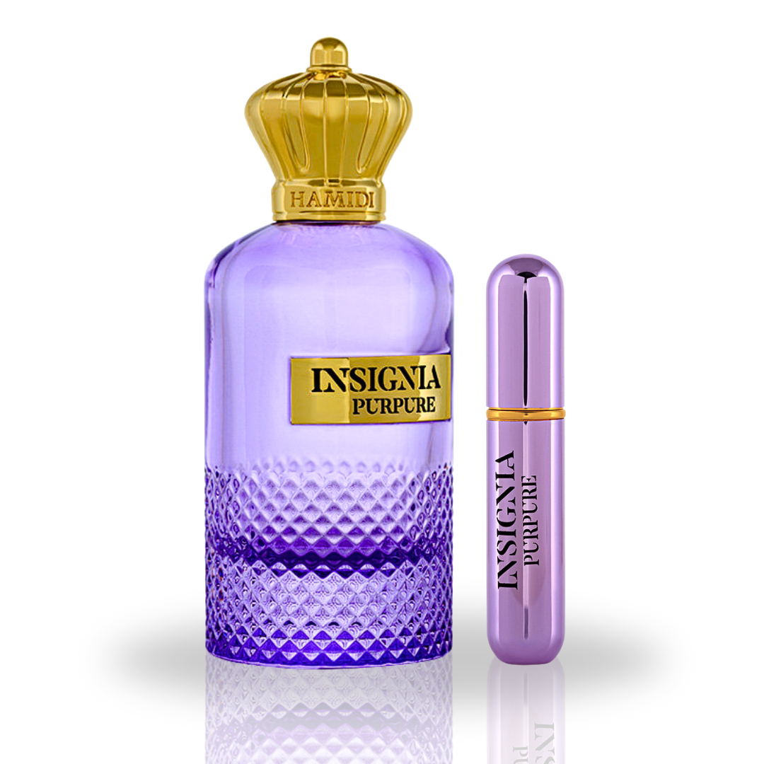 INSIGNIA PURPURE EDP Spray 105ML (3.5 OZ) By Hamidi | A Long Lasting Aura Of Refined Elegance. - Intense Oud