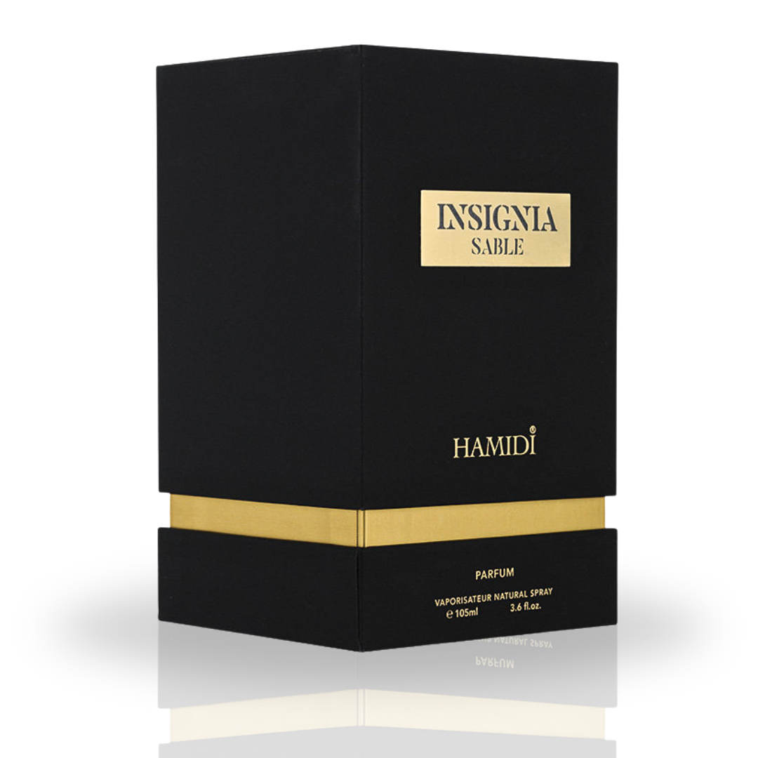 INSIGNIA SABLE EDP Spray 105ML (3.5 OZ) By Hamidi | A Luxurious & Captivating Unisex Fragrance. - Intense Oud
