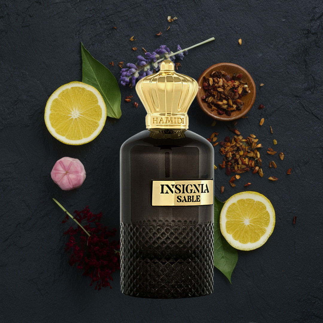 INSIGNIA SABLE EDP Spray 105ML (3.5 OZ) By Hamidi | A Luxurious & Captivating Unisex Fragrance. - Intense Oud