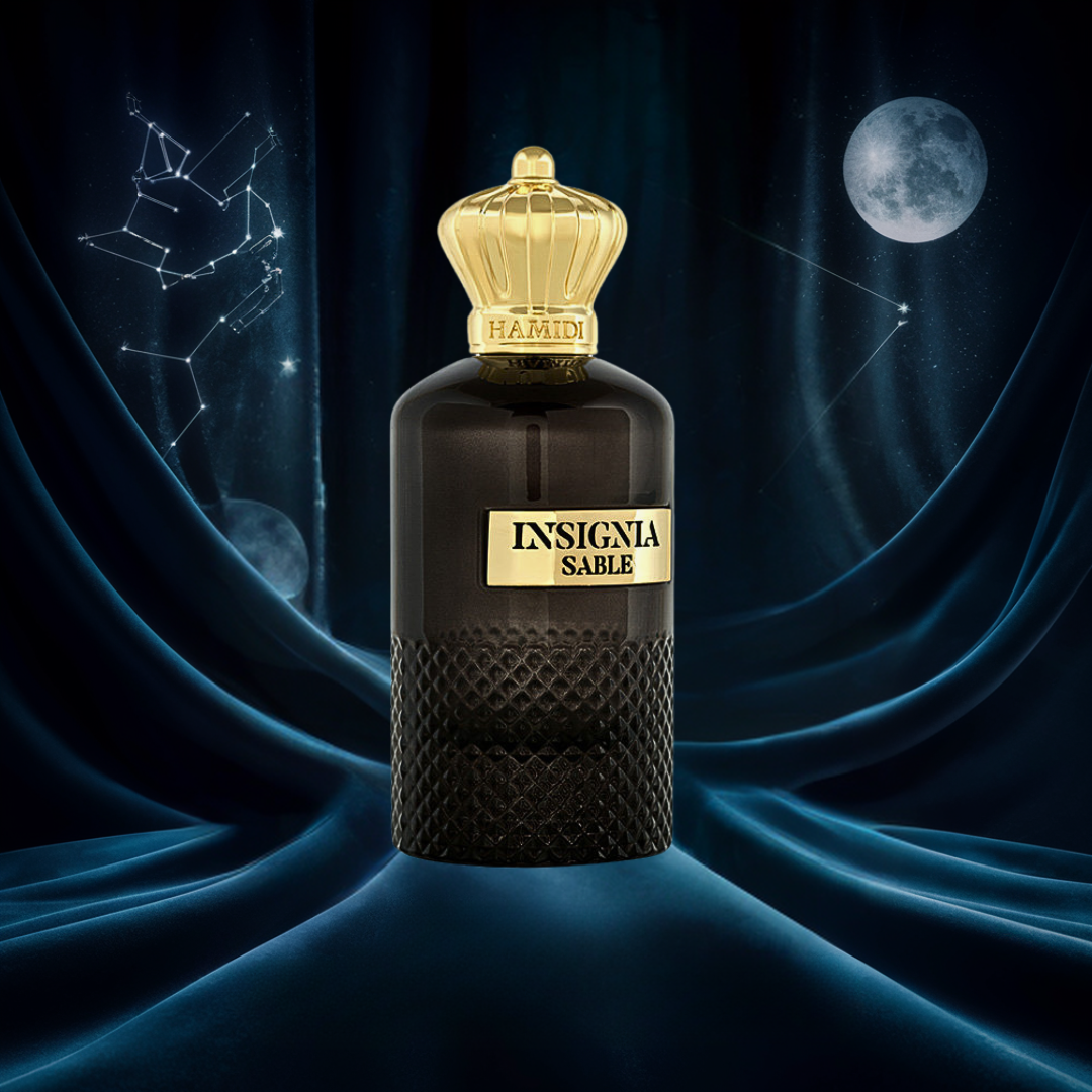 INSIGNIA SABLE EDP Spray 105ML (3.5 OZ) By Hamidi | A Luxurious & Captivating Unisex Fragrance. - Intense Oud