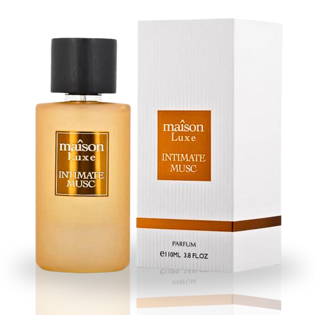 MAISON LUXE INTIMATE MUSC EDP Spray 110ML (3.8 OZ) By Hamidi | Experience The Timeless Allure Of Intimacy & Sophistication. - Intense Oud