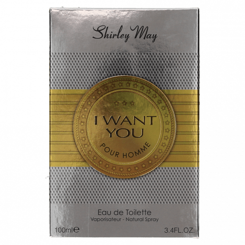 I Want You For Men EDT - 100 mL by Shirley May (WITH POUCH) - Intense oud
