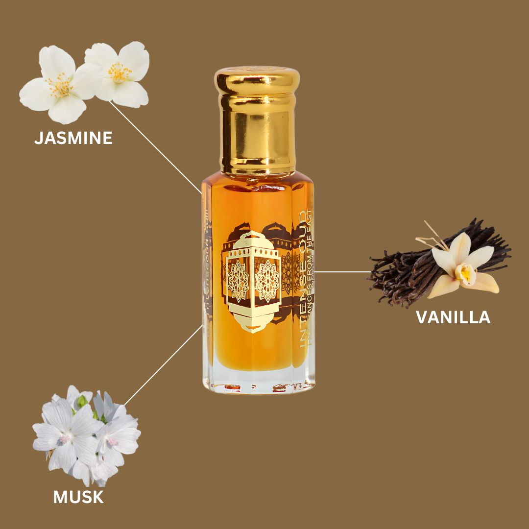 Jasmin Oil 12ml(0.40 oz) Unisex with Black Gift Box By INTENSE OUD - Intense Oud