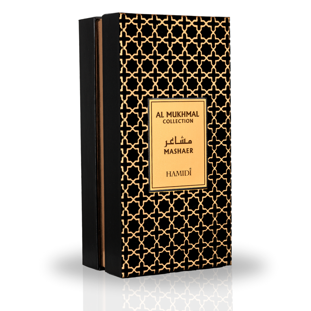 AL MUKHMAL - MASHAER EDP Spray 100ML (3.4 OZ) By Hamidi | A Long Lasting Harmonious Blend Of Evocative Fragrance. - Intense Oud