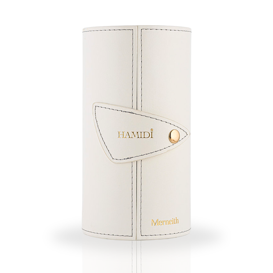 Hamidi Merneith Eau de Parfum spray 100ml bottle with elegant packaging and floral design, showcasing the luxury fragrance.