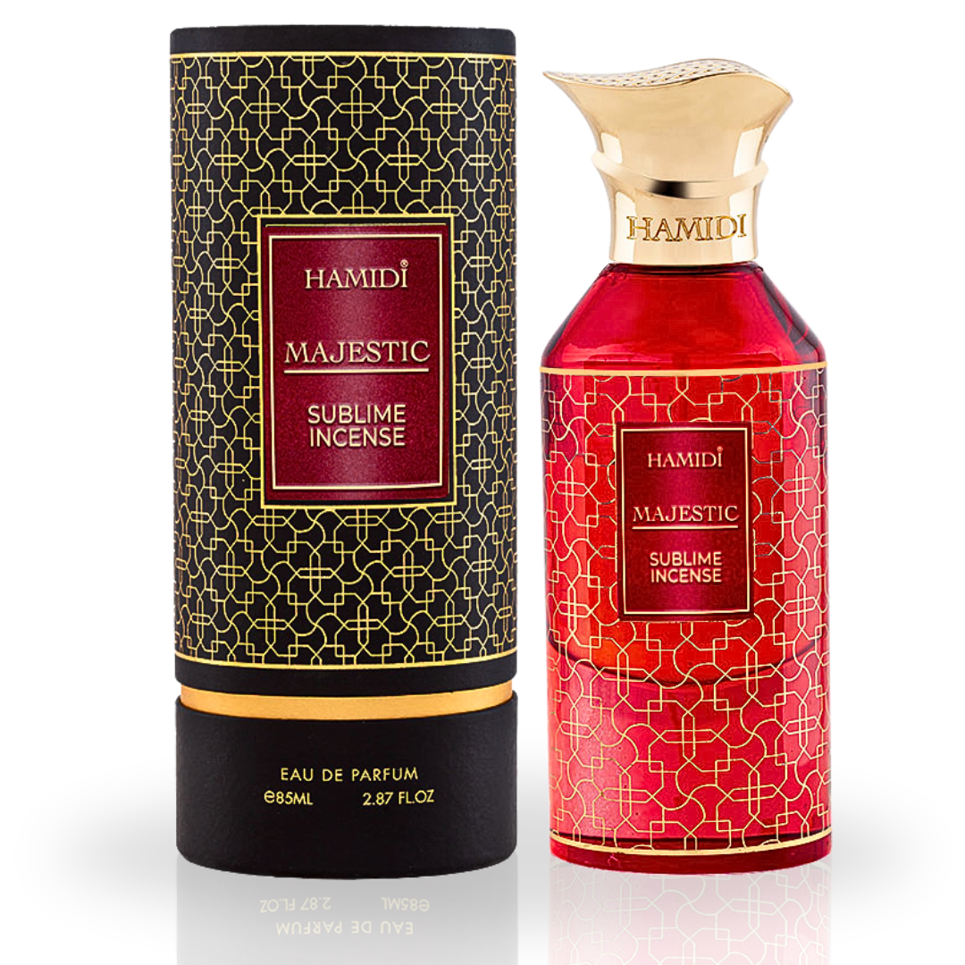 MAJESTIC SUBLIME INCENSE EDP Spray 85ML (2.8 OZ) By Hamidi | A Refreshing And Exquisite Aroma. - Intense Oud