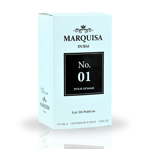 Marquisa Dubai NO. 01 Pour Homme Eau De Parfum spray 100ML, long-lasting and luxurious fragrance for men.