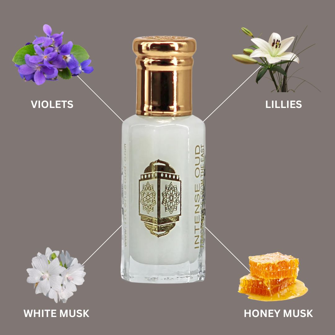 Musk Tahara Oil 12ml(0.40 oz) Unisex with Black Gift Box By INTENSE OUD - Intense Oud