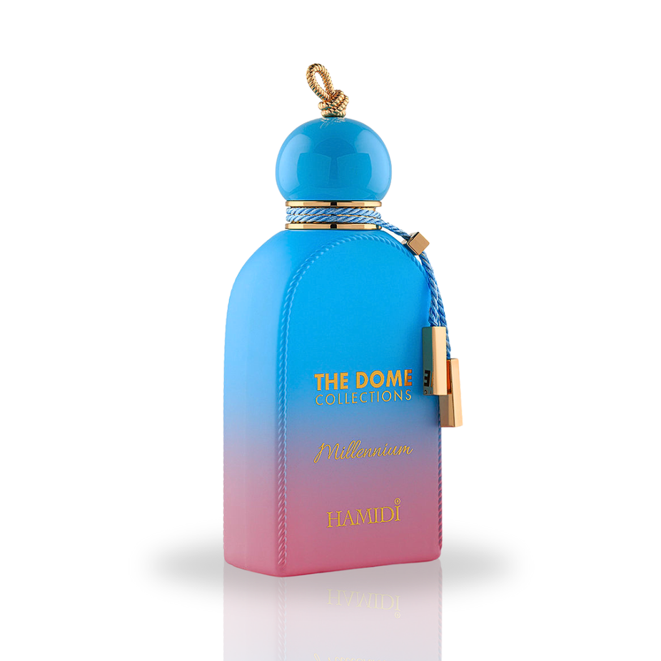 Hamidi THE DOME Millennium Eau De Parfum spray 100ml bottle, modern fragrance in sleek packaging with elegant design.