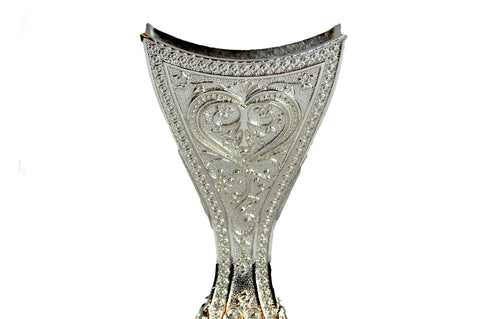 Arab Incense Bakhoor Burner - 6 inch Silver by Intense Oud - Intense oud