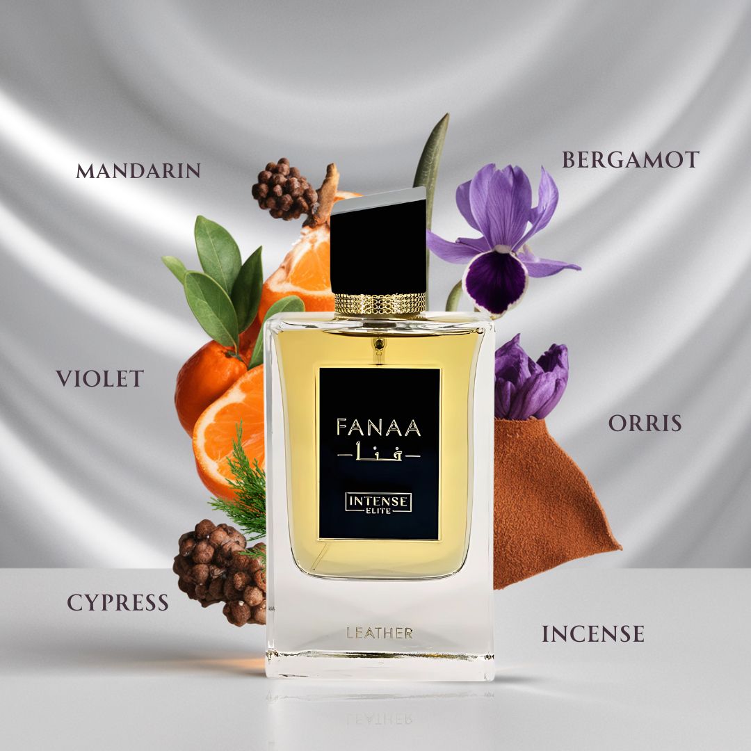 FANAA Leather for Men EDP - Eau De Parfum 100 ML (3.4 Oz) I By Intense Elite - Intense Oud