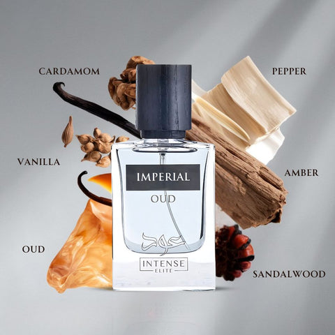 Imperial Oud for Men EDP - Eau De Parfum 50ML (1.67 Oz) I By Intense Elite - Intense Oud