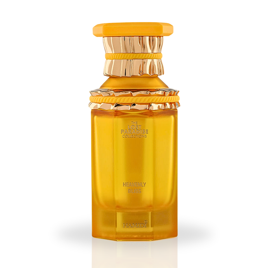 Heavenly Bliss Eau de Parfum spray by Hamidi, 100ml bottle, elegant fragrance with floral and citrus notes, no box.