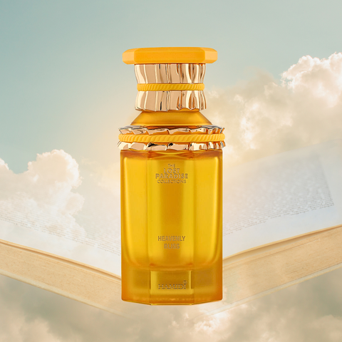 Heavenly Bliss Eau de Parfum spray by Hamidi, 100ml bottle with elegant floral and citrus scent, no box in the image.