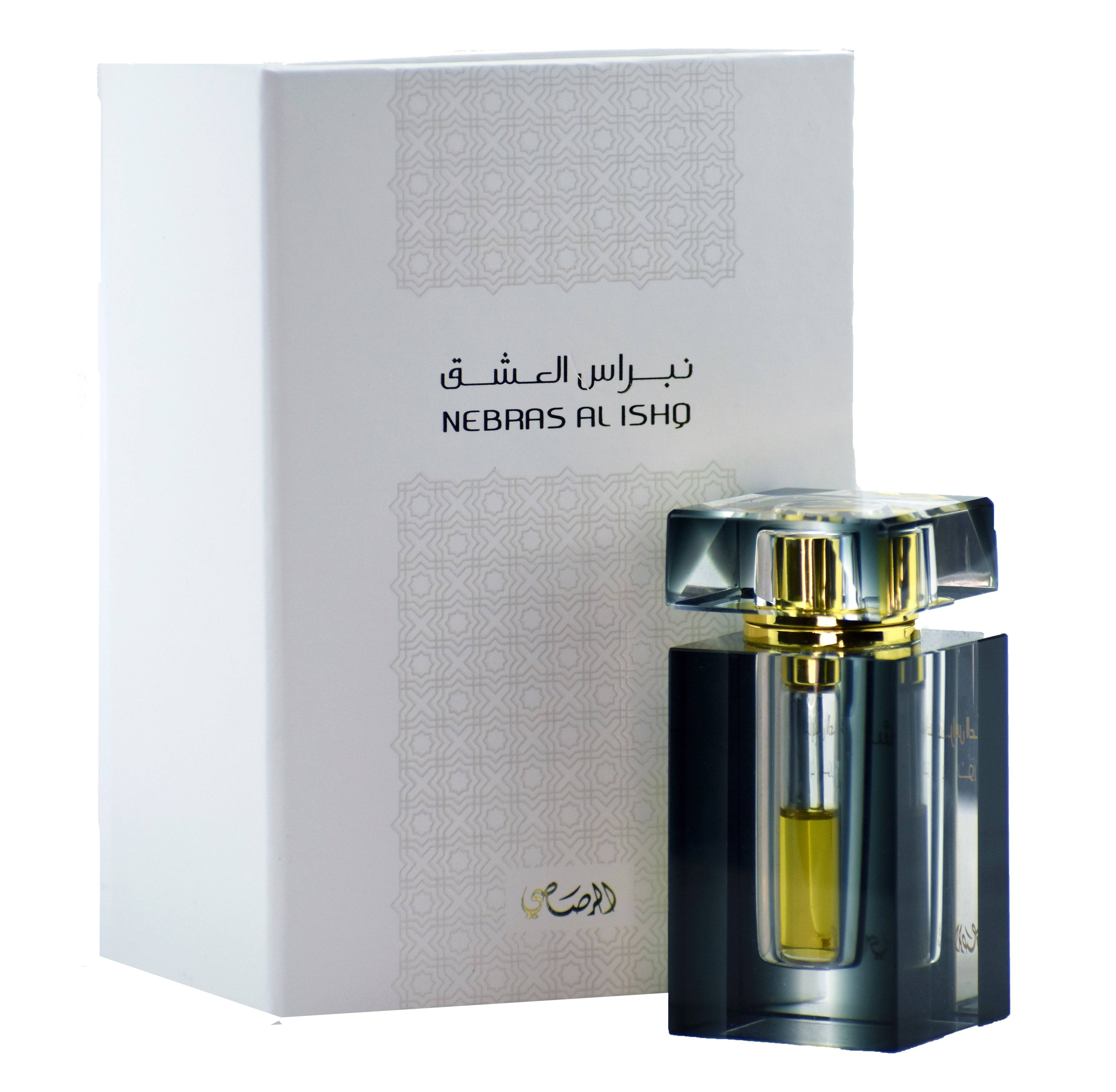Nebras Al Ishq Noor Perfume Oil -  6 ML (0.2 oz) by Rasasi - Intense oud