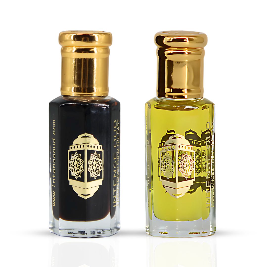 Now Girl & Aphrodisiac Perfume Oils 12ML (0.40 OZ) With Black Gift Box By Intense Oud | A Luxurious, Fruity-Floral Bundle With Creamy Warmth. (Bundle) - Intense Oud