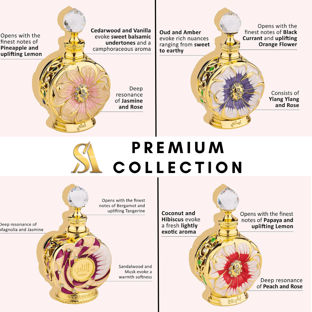 Layali 4 Piece CPO 0.5oz Women Collection-Layali, Yulali, Amaali ...