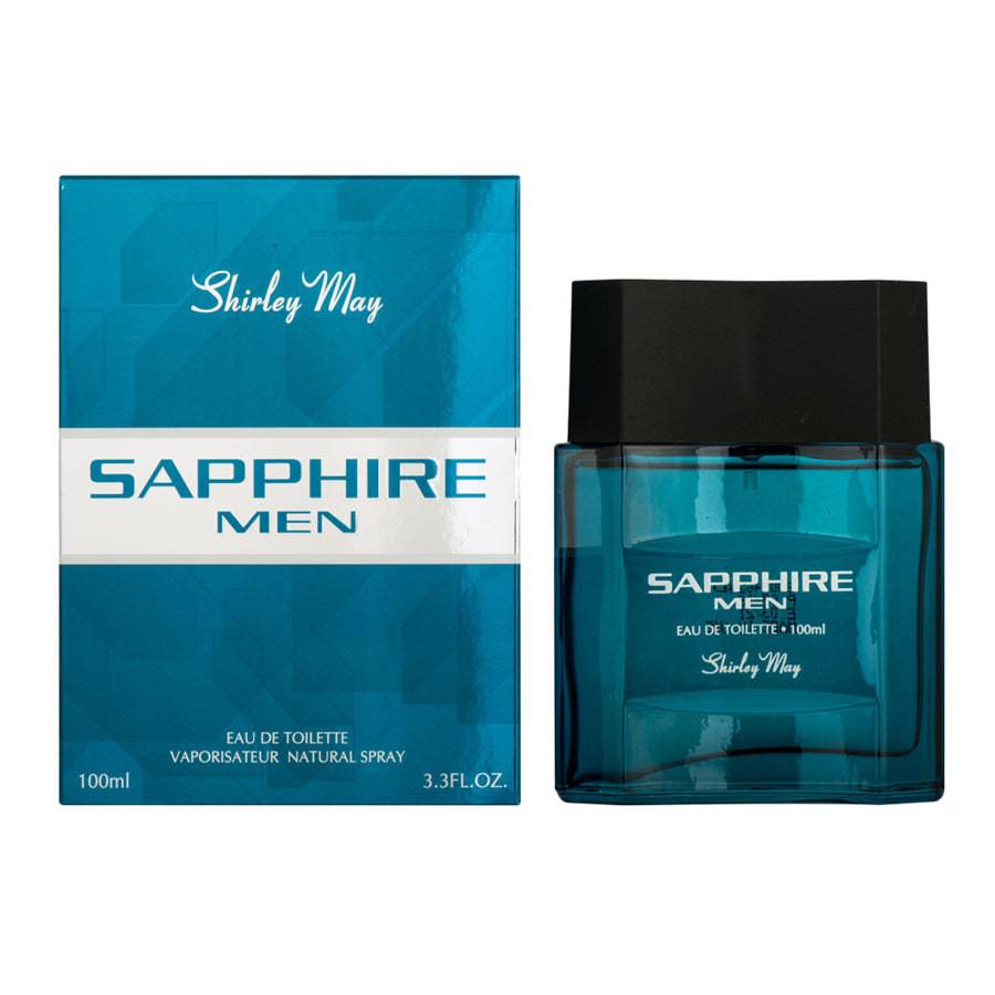 Sapphire for Men EDT- 100 ML by Shirley May (WITH POUCH) - Intense oud